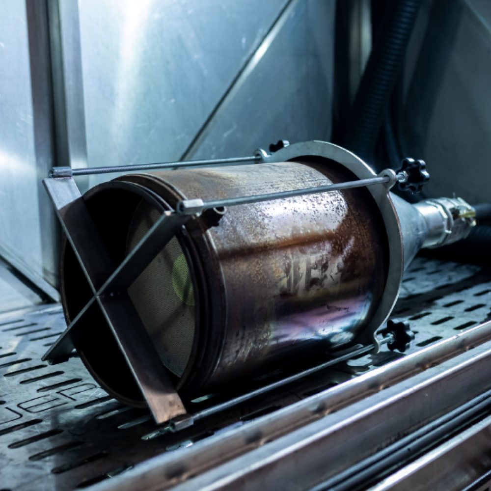 Foto čištění filtru DPF - FAP